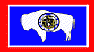 State flag of Wyoming